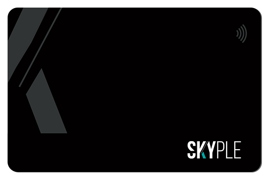 BLACK SKYPLE CARD